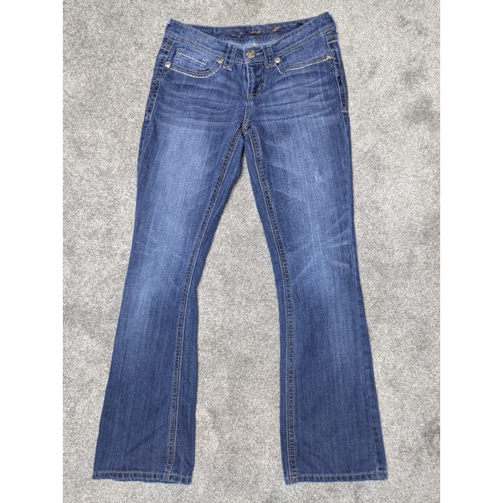 7 For All Mankind‎ Y2K Low Rise Slim Bootcut Medium Wash Denim Jeans Women's 4